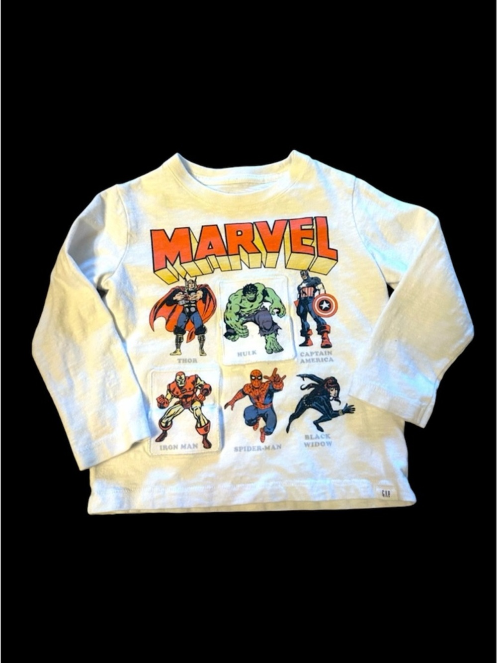 GAP Marvel Long Sleeve Shirt in 2T
